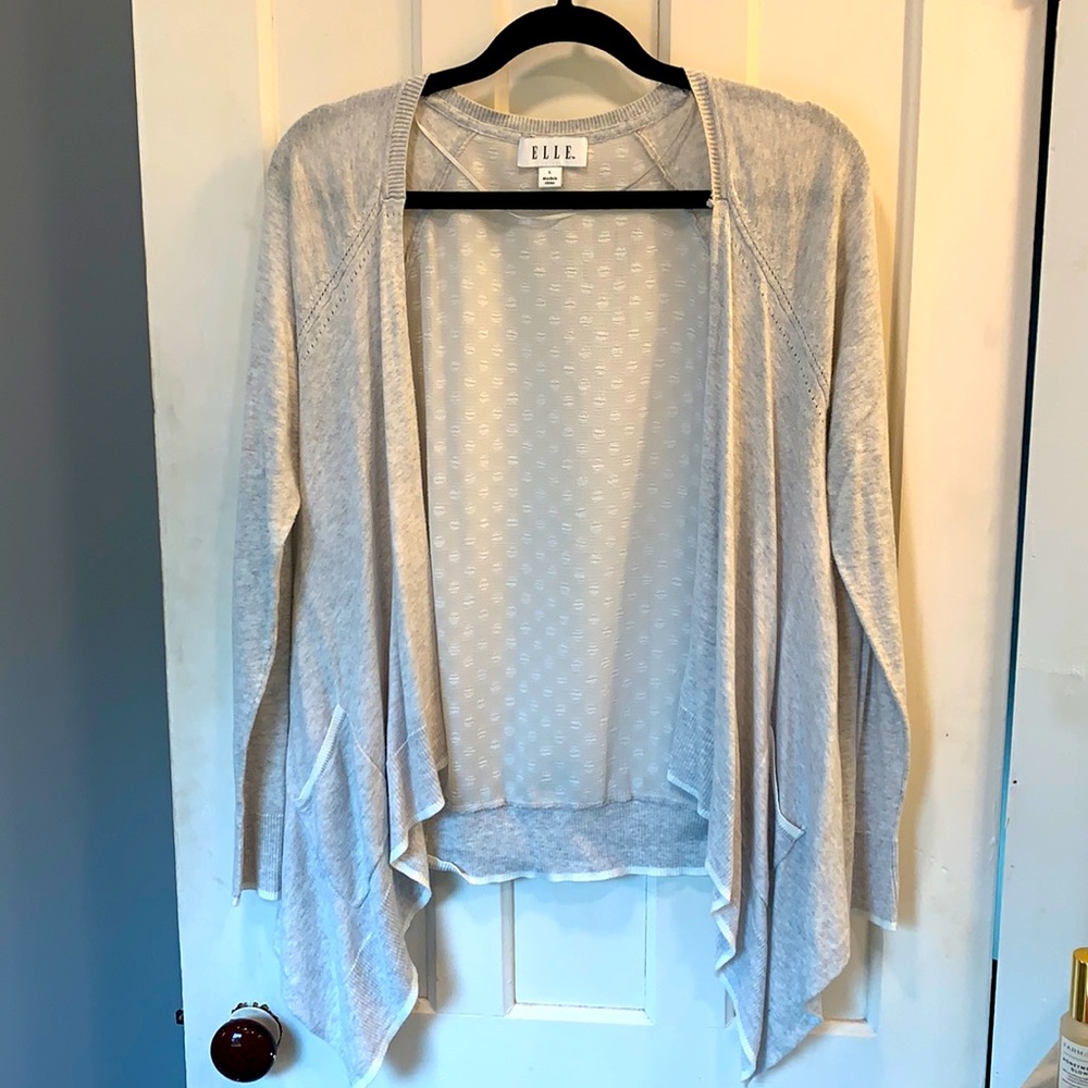 Darling Sheer Polka Dot Back Cardigan